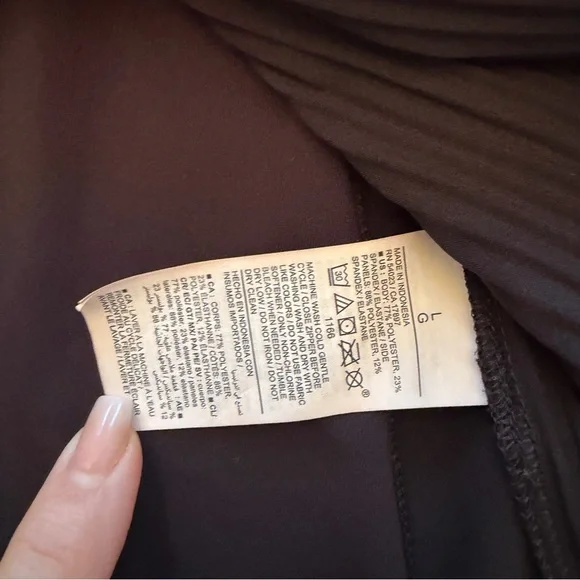 Old Navy Powersoft Go-Dry Front-Zip Sports Dress Sleeveless Black Sz Large - Picture 9 of 9